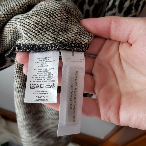 NWT Loft Leopard Print Dress - Picture 4 of 6